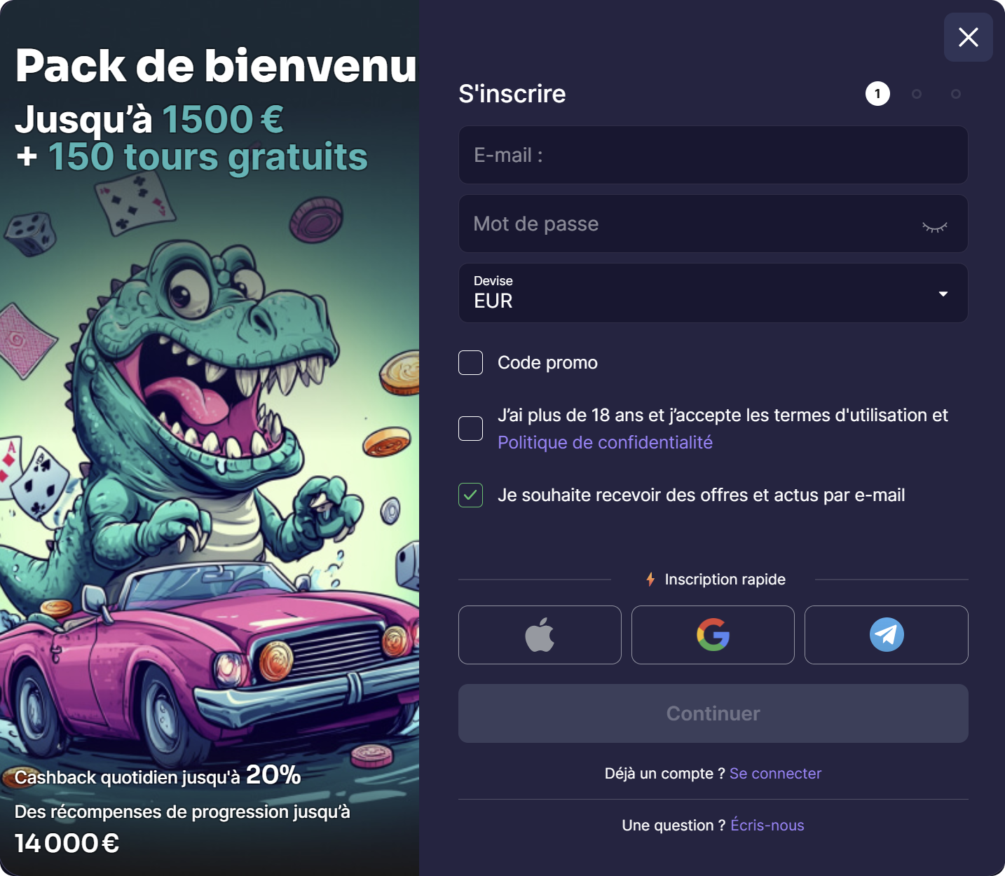 S'inscrire
